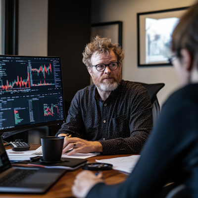 Professioneller Finanzberater für strategische Beratung